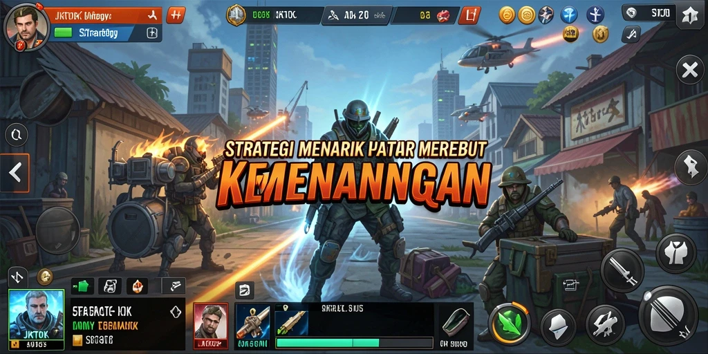 Antarmuka menarik dan fungsional dari game JKTOK yang penuh strategi.